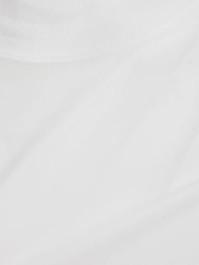 Jil Sander: Mock neck boxy fit cotton l/s t-shirt