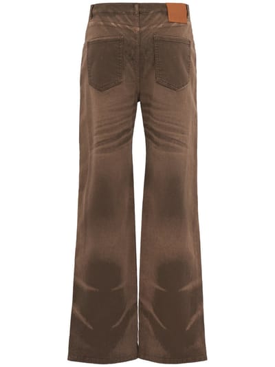 Giuseppe Di Morabito: Pantalón acampanado de algodón cinco bolsillos