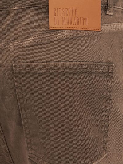 Giuseppe Di Morabito: Pantalón acampanado de algodón cinco bolsillos