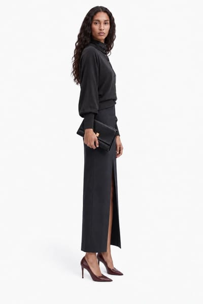 Jacquemus: Polo Losange en soie et viscose