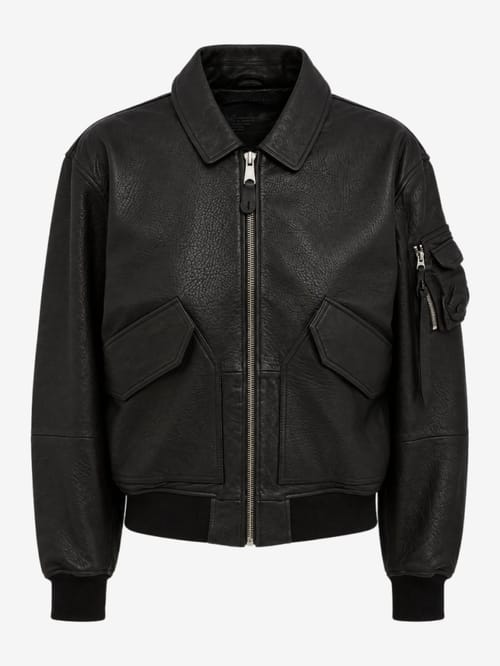 Alpha Industries: CWU-36/P leather UV bomber jacket