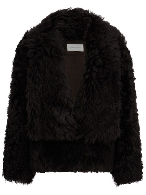 7 For All Mankind: Long-hair shearling jacket