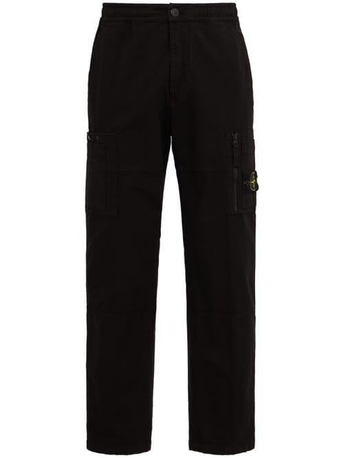 Stone Island: Cotton cargo pants with pockets