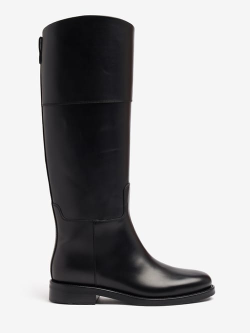 FABI: Bottes hautes en cuir de veau