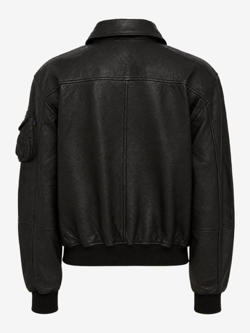 Alpha Industries: CWU-36/P leather UV bomber jacket
