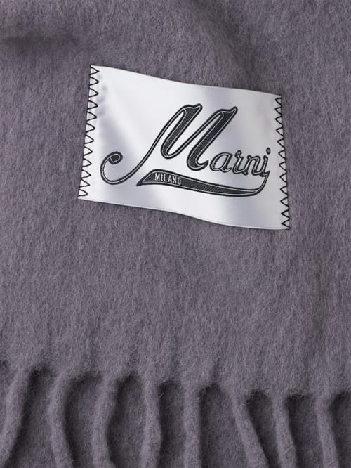 Marni: Brushed alpaca scarf