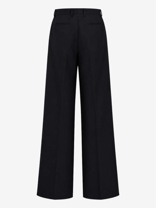 ANIPS: Merino wool wide leg pants 
