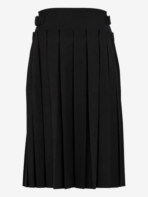LA PISCINE: Pleated skirt