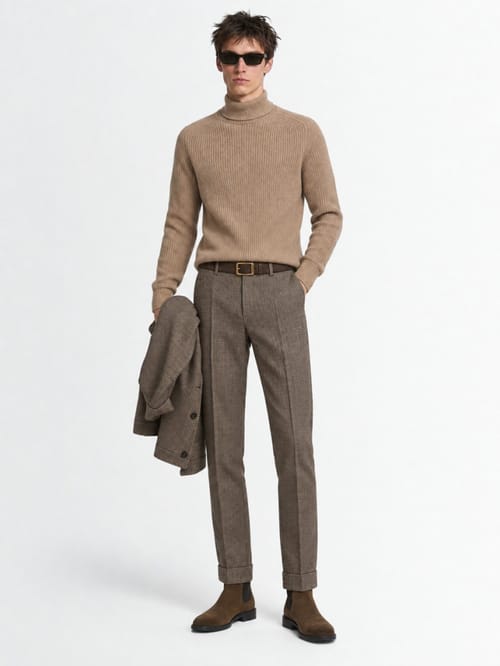 CRUNA: Regular fit Turtleneck Long sleeved