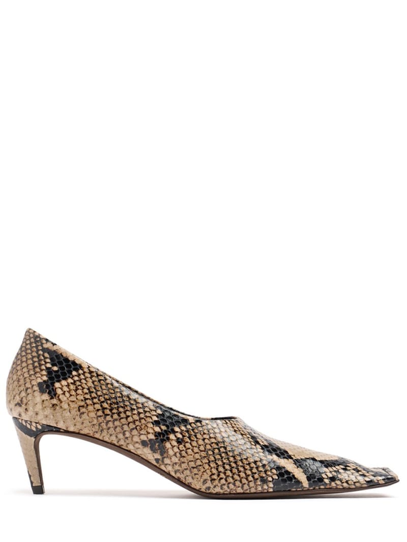 Khaite: Marlene python-print pumps
