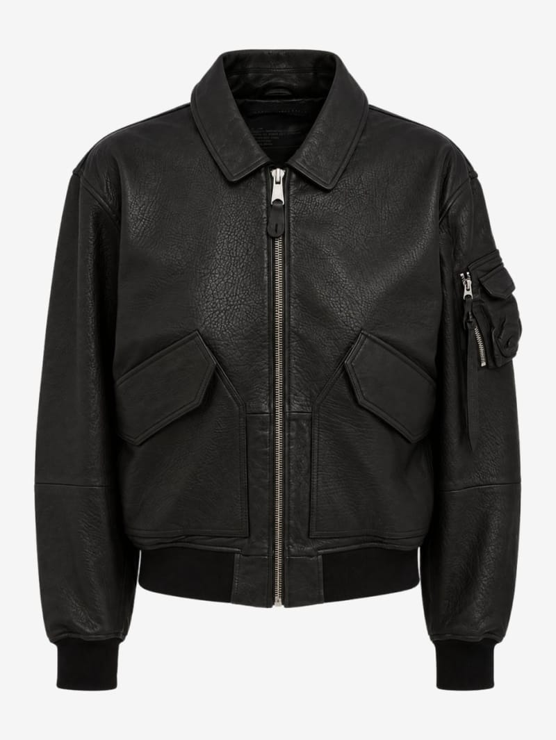 Alpha Industries: CWU-36/P leather UV bomber jacket
