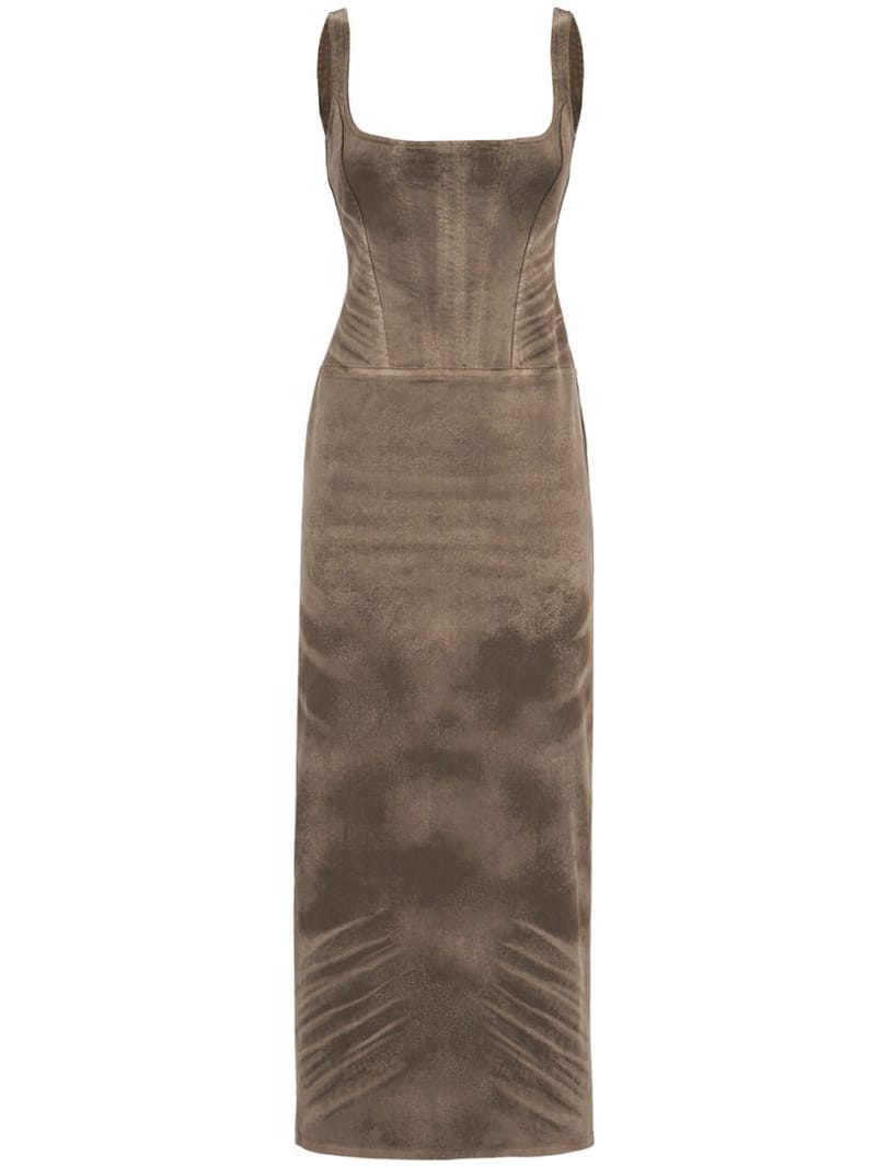 Giuseppe Di Morabito: Vestido midi de mezcla de algodón