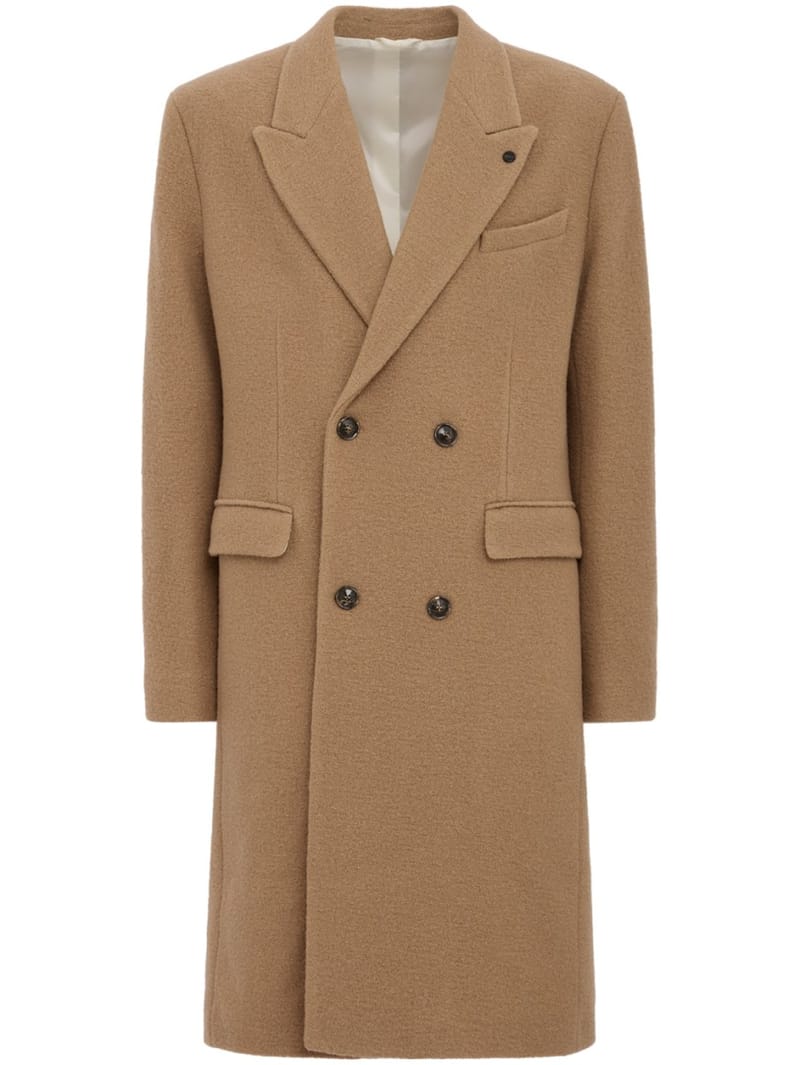 CRUNA: Double-breasted coat with martingale