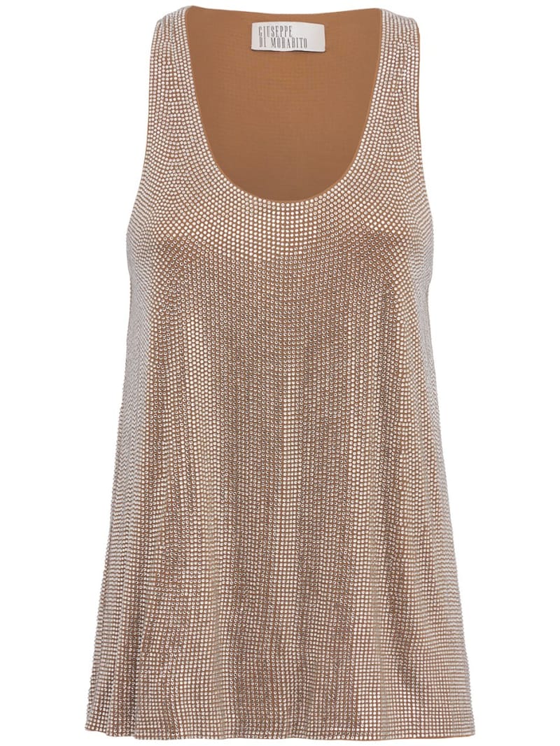 Giuseppe Di Morabito: Metallic mesh top
