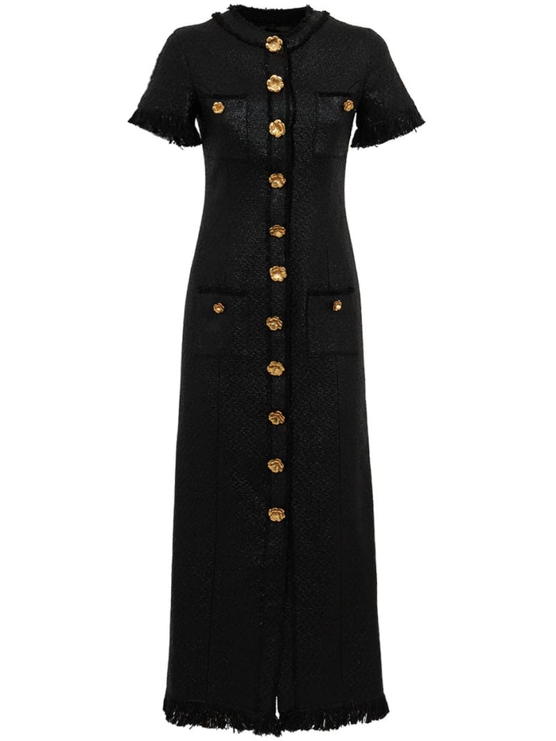 Giuseppe Di Morabito: Polyester Maxi-Kleid