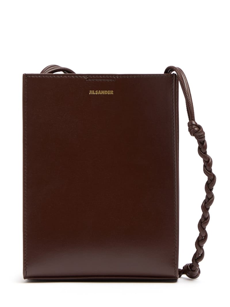 Jil Sander: Calfskin shoulder bag with braided strap