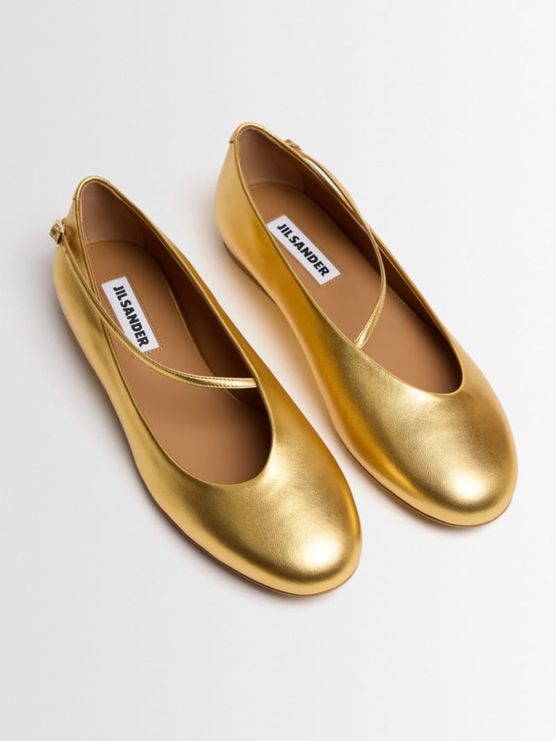 Jil Sander - Elyss calfskin ballerinas