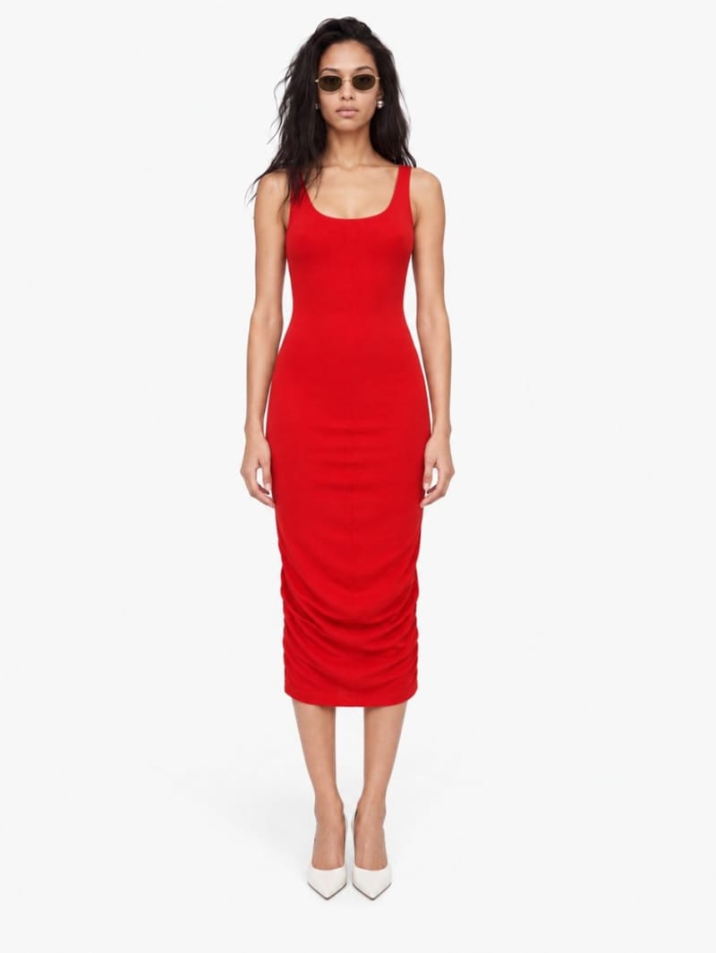 Jacquemus: Stretch viscose dress Regata