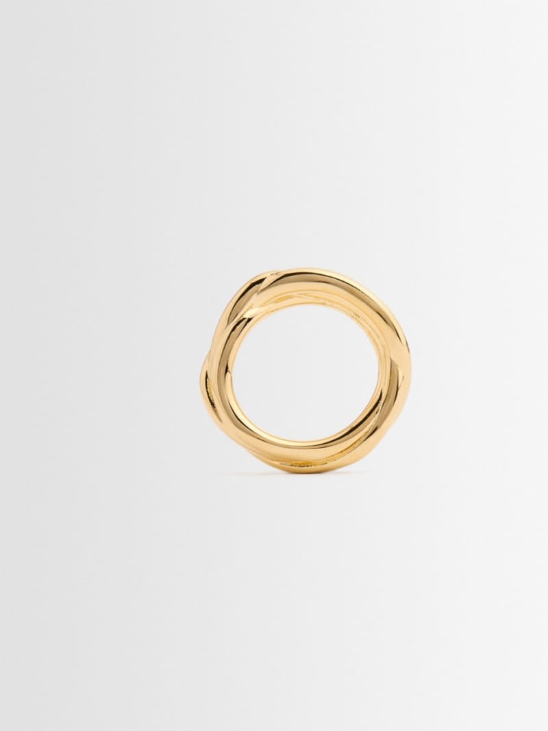 Jil Sander - Brass ring with full shape