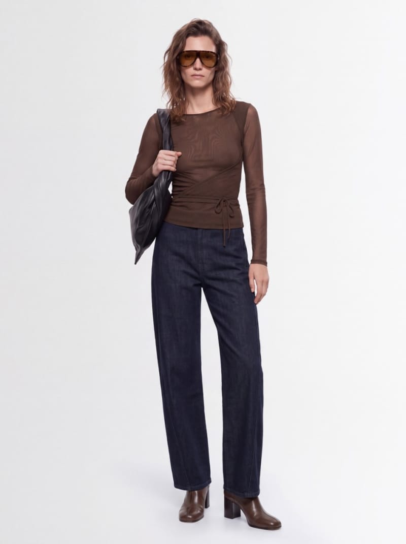 Lemaire - Ballerina wrap top with ties