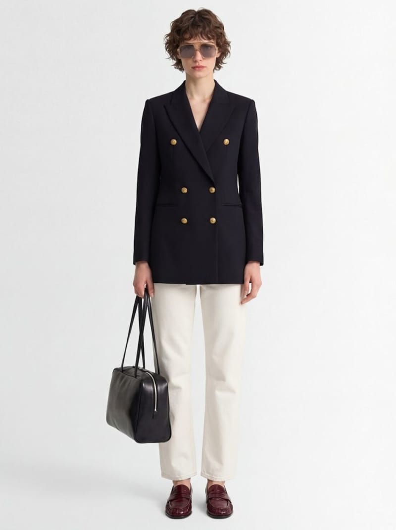 SEAFARER - Virgin wool double-breasted blazer