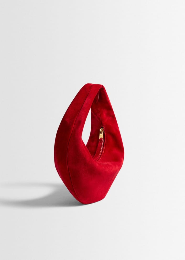 Khaite - Mini suede handbag