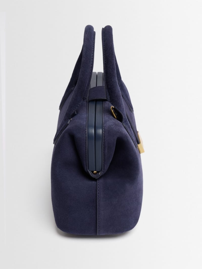 SCHELL - Small suede doctor bag