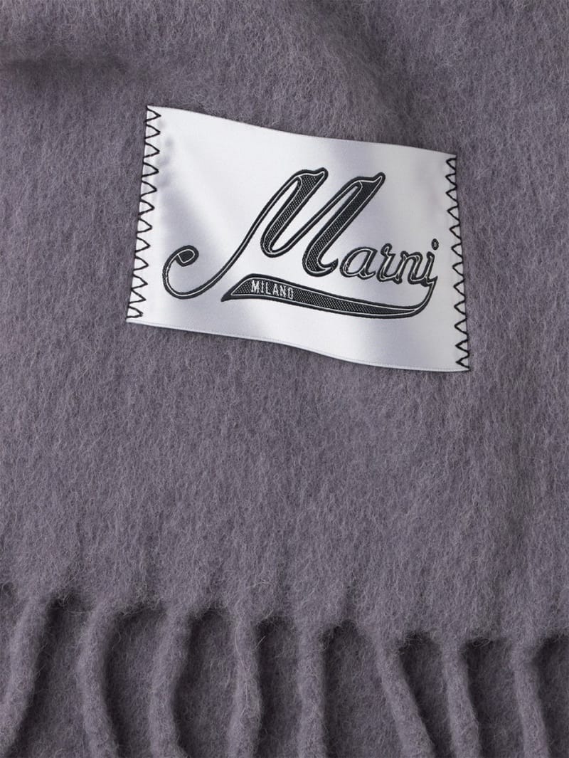 Marni: Brushed alpaca scarf