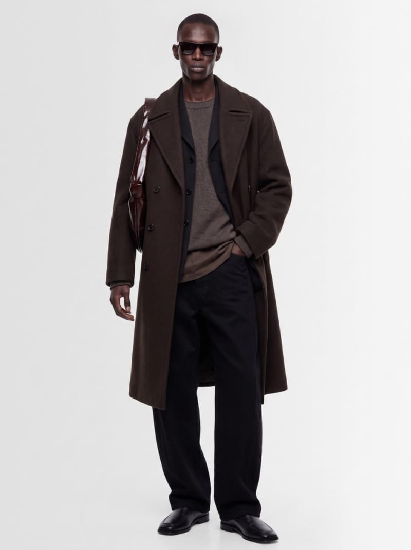 Lemaire - Double-breasted wool and alpaca coat