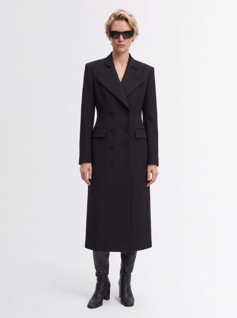 Giuseppe Di Morabito - Double-breasted coat with peak lapels