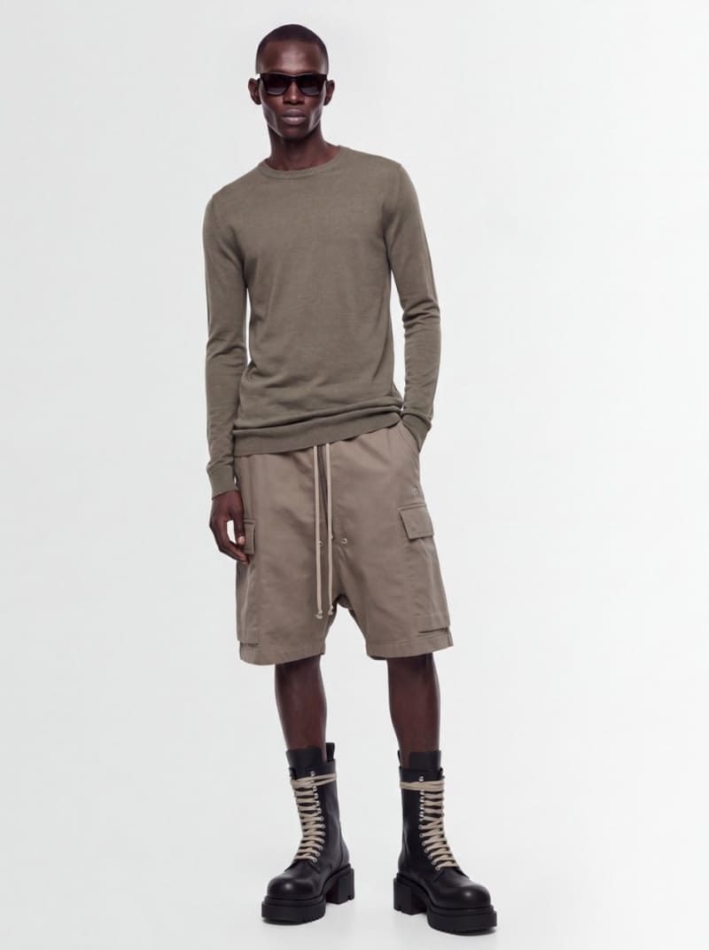 Rick Owens - Cargobelas cotton shorts