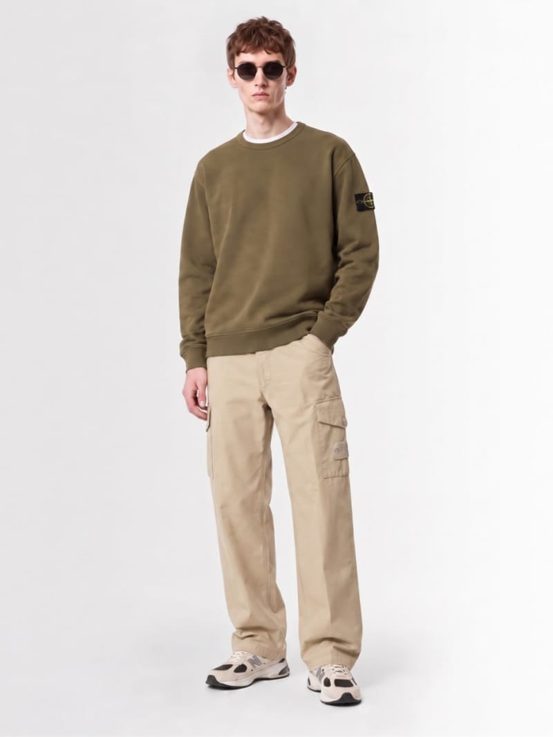 Stone Island - Cotton crewneck sweatshirt