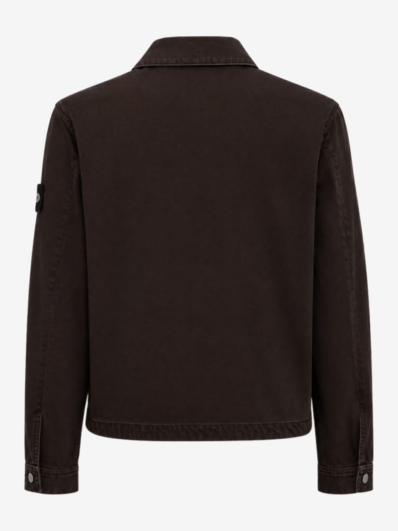 Stone Island - Cotton denim casual jacket