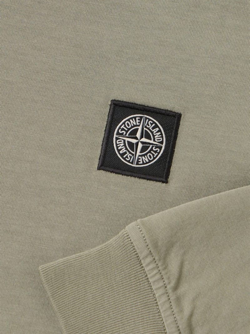 Stone Island Junior - Cotton long-sleeve T-shirt