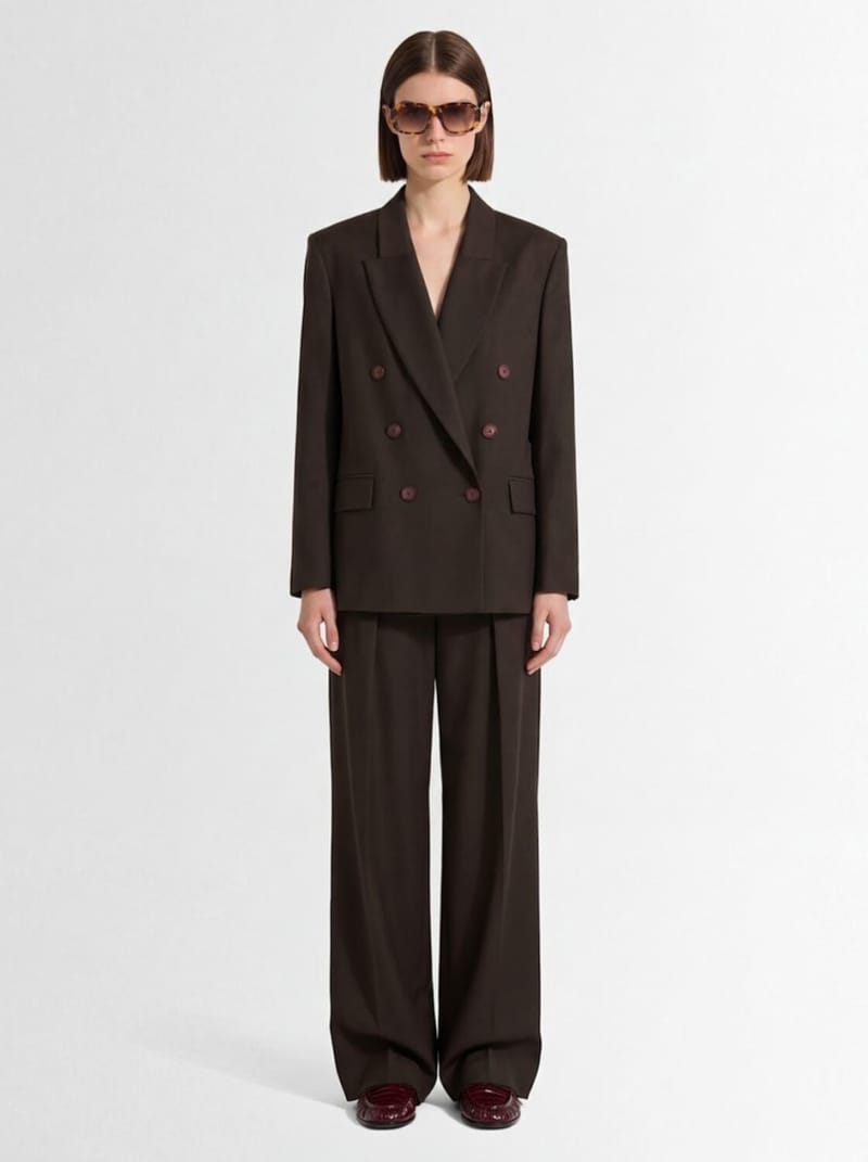 MARCELL PUSTUL - Double-breasted blazer with flap pockets