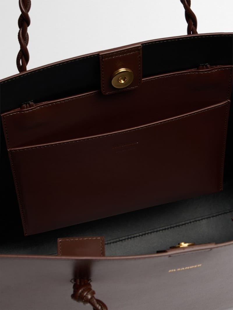 Jil Sander: Borsa a spalla in pelle di vitello
