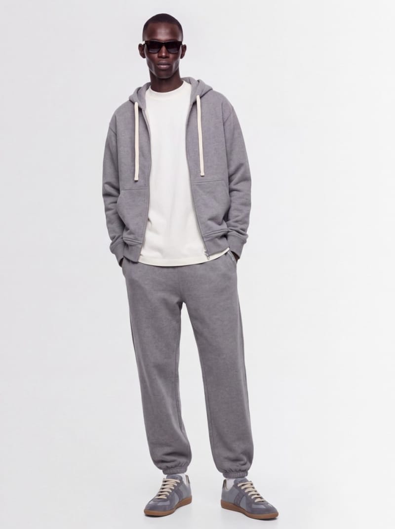 Jil Sander - Cotton logo print zip hoodie