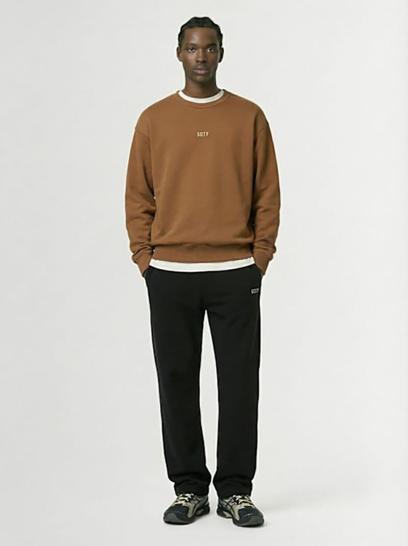 SOTF - Cotton crewneck sweatshirt with logo