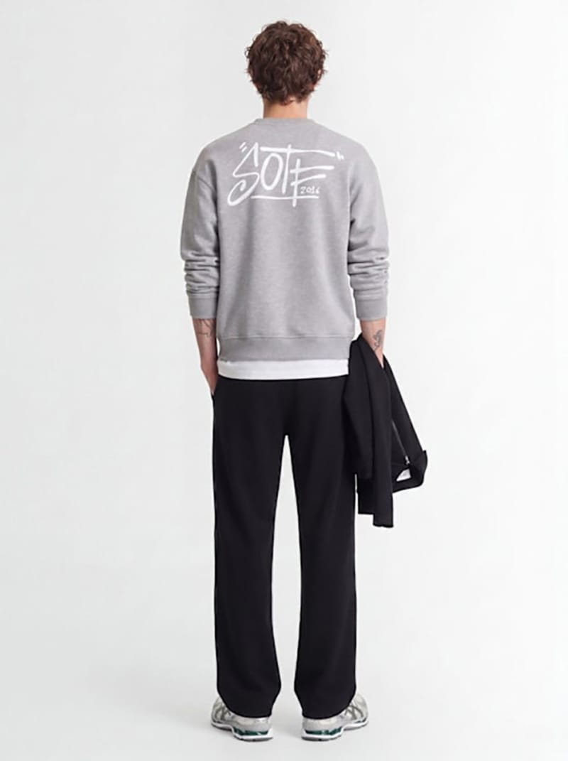 SOTF - Cotton sweatshirt with logo prints