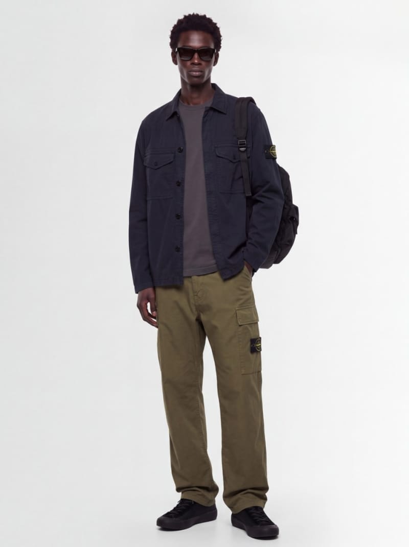 Stone Island - Overshirt with flap pockets