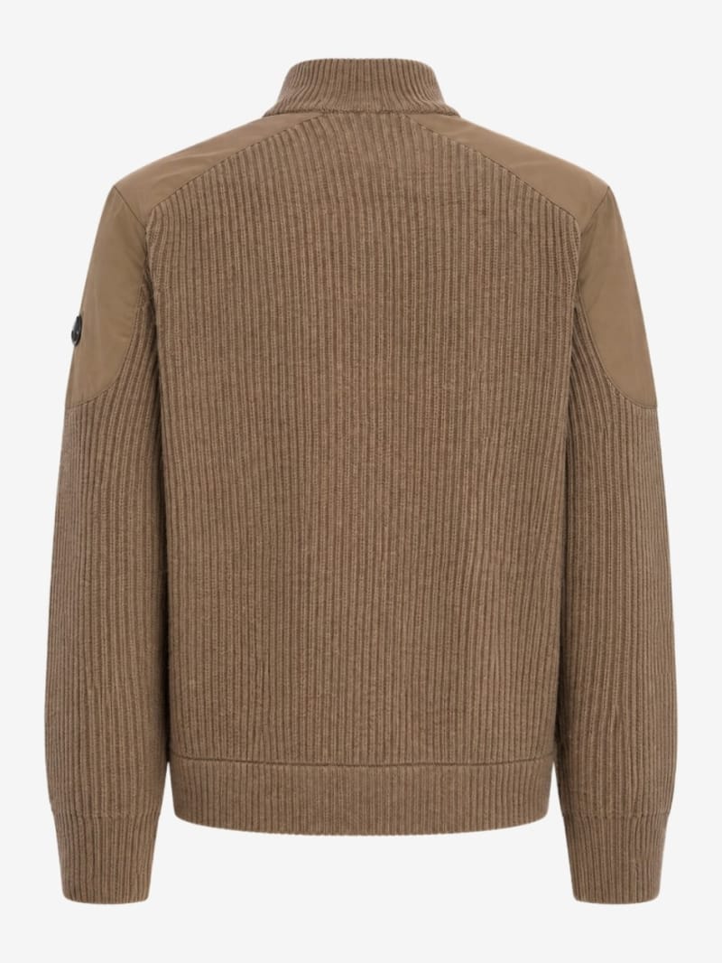 Moose Knuckles - Magnus hybrid wool knit jacket