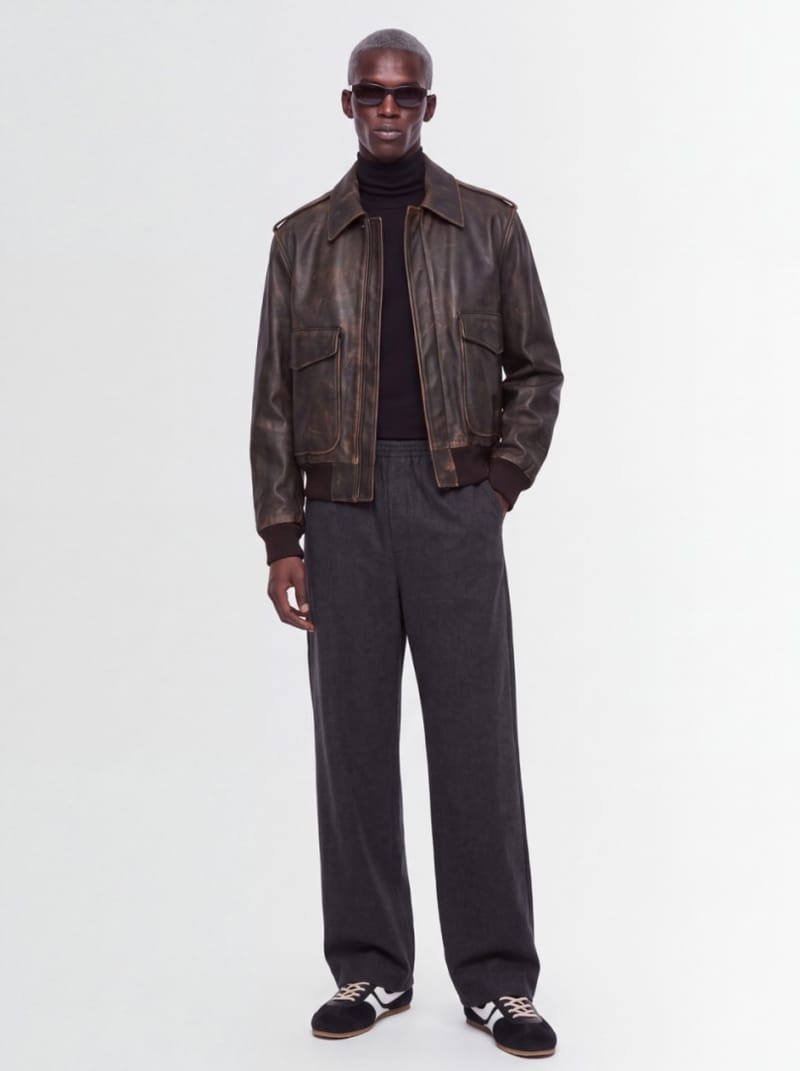 Jil Sander - Buffalo leather jacket