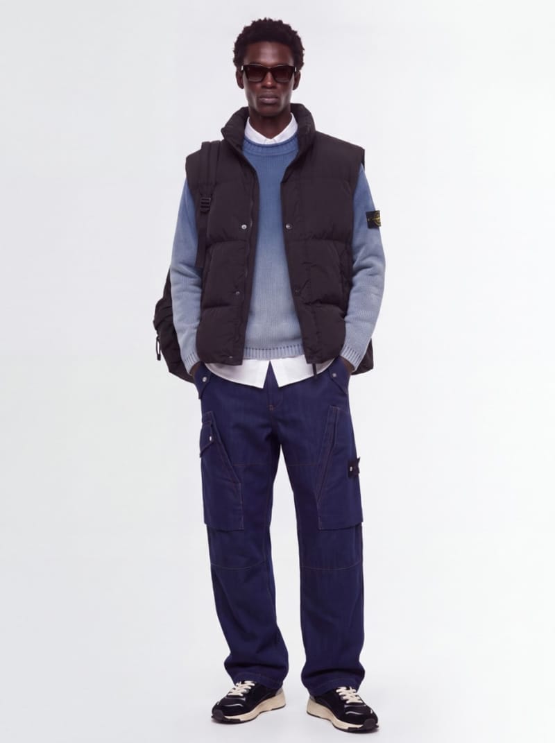 Stone Island - Quilted nylon down gilet