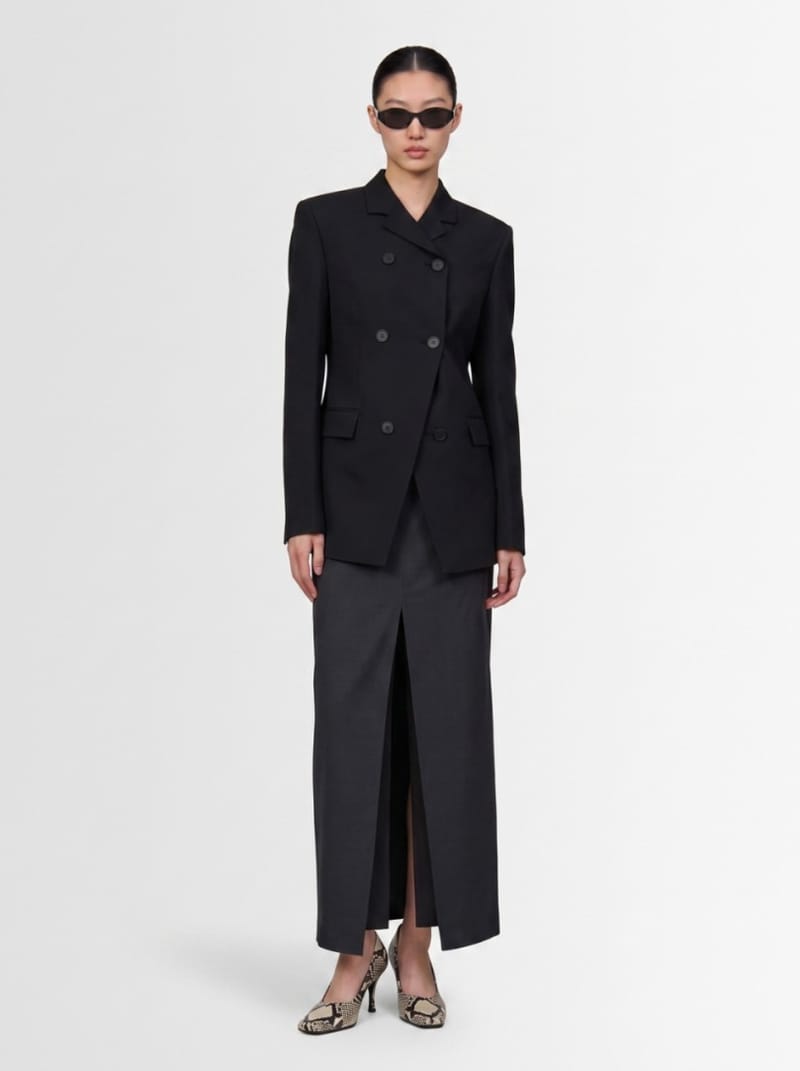 Khaite - Maxi skirt with front slit