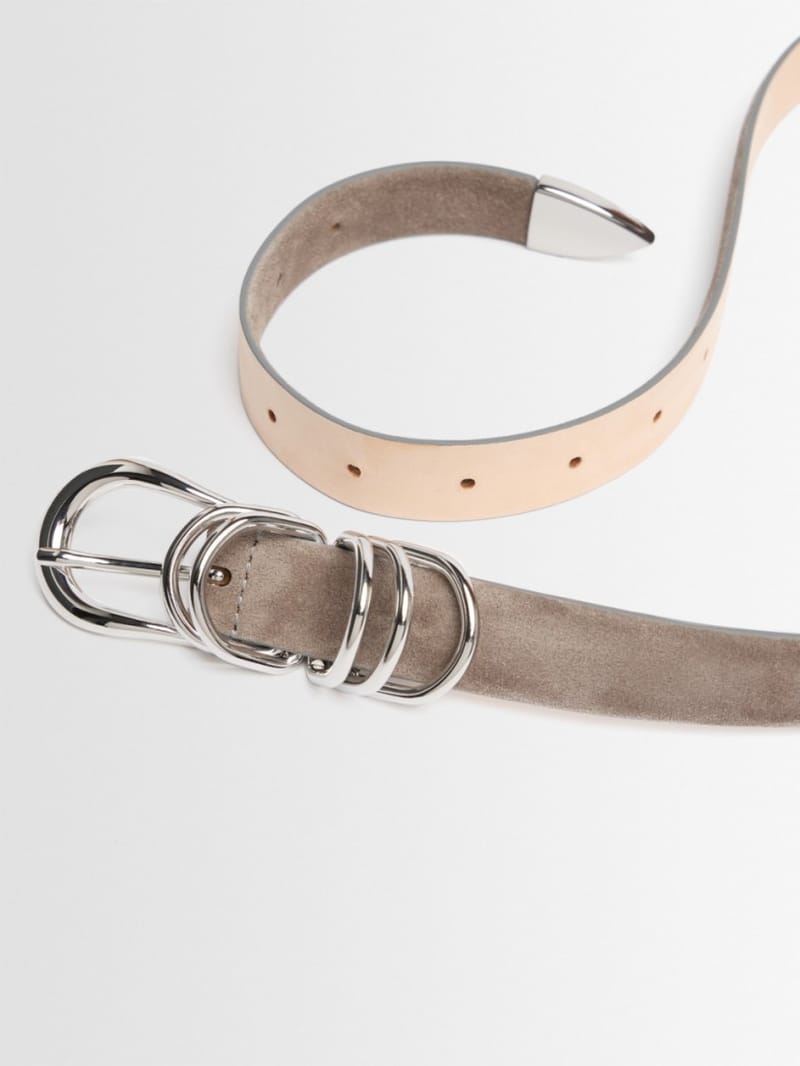 Déhanche - Calfskin belt with loop details