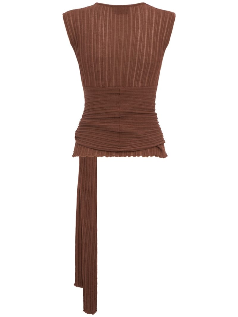 Giuseppe Di Morabito - Knotted jersey top