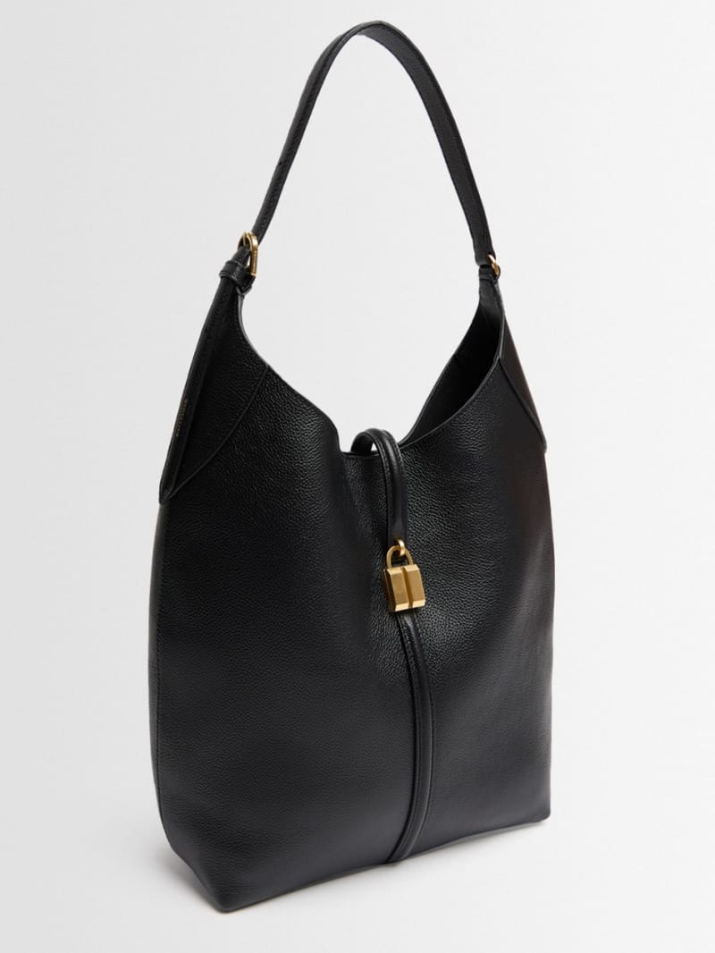 DeMellier - Leather shoulder bag with lock