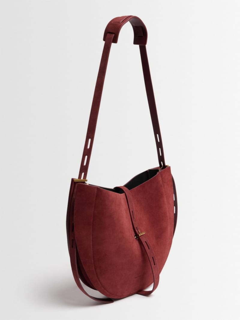 Minobossi - Mini suede hobo bag