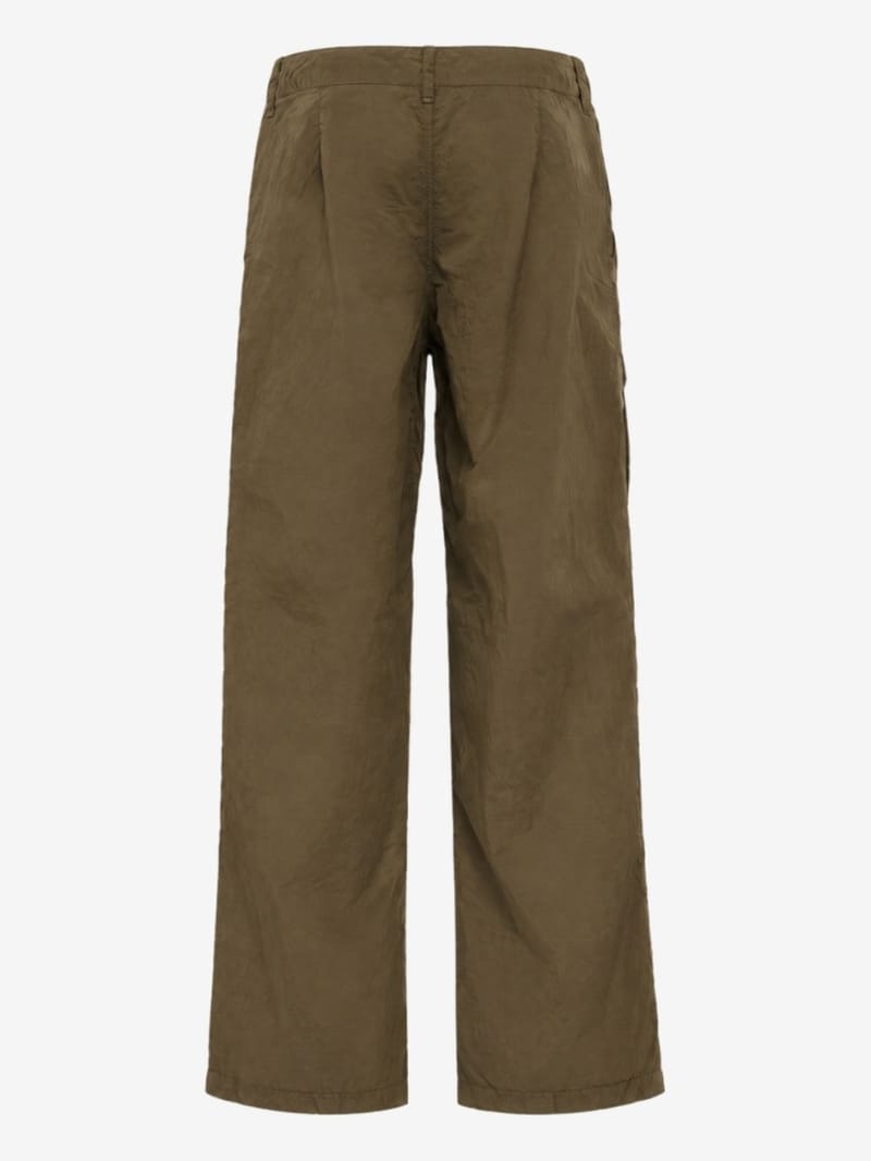 Stone Island - Logo cotton blend regular pants
