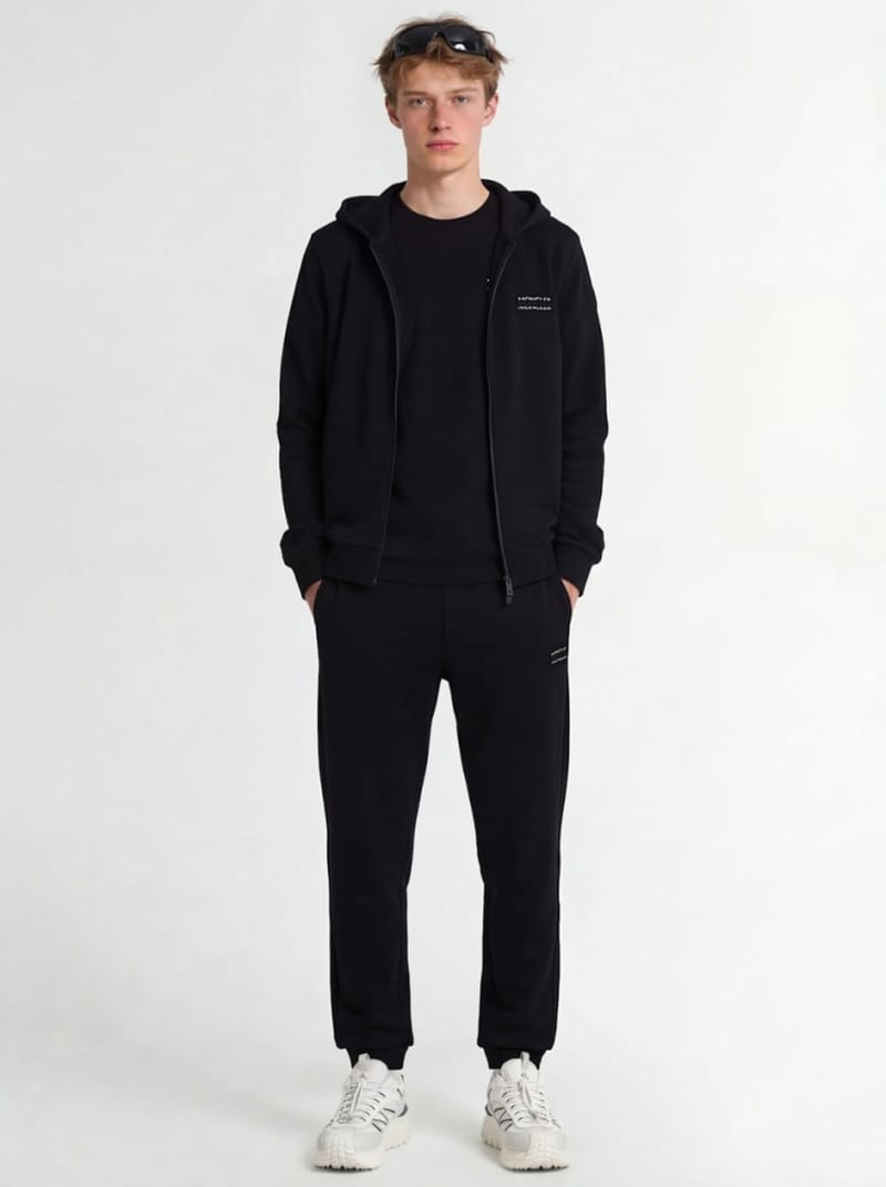 Moncler - Cotton track pants with logo